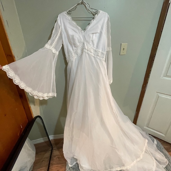 Vintage Wedding Dress Sz. 10 - Picture 1 of 1